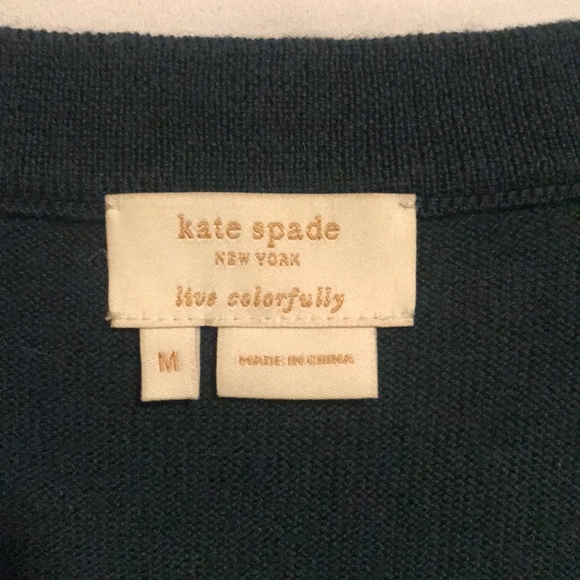 Kate Spade New York ♠️ bejeweled cardigan - Picture 3 of 9